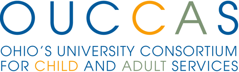 OUCCAS logo. Ohio's university consortium for child and adult services