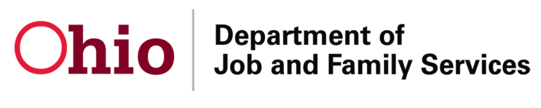 ODJFS logo. Ohio department of job and family services