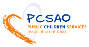 PCSAO logo. Public children services association of Ohio